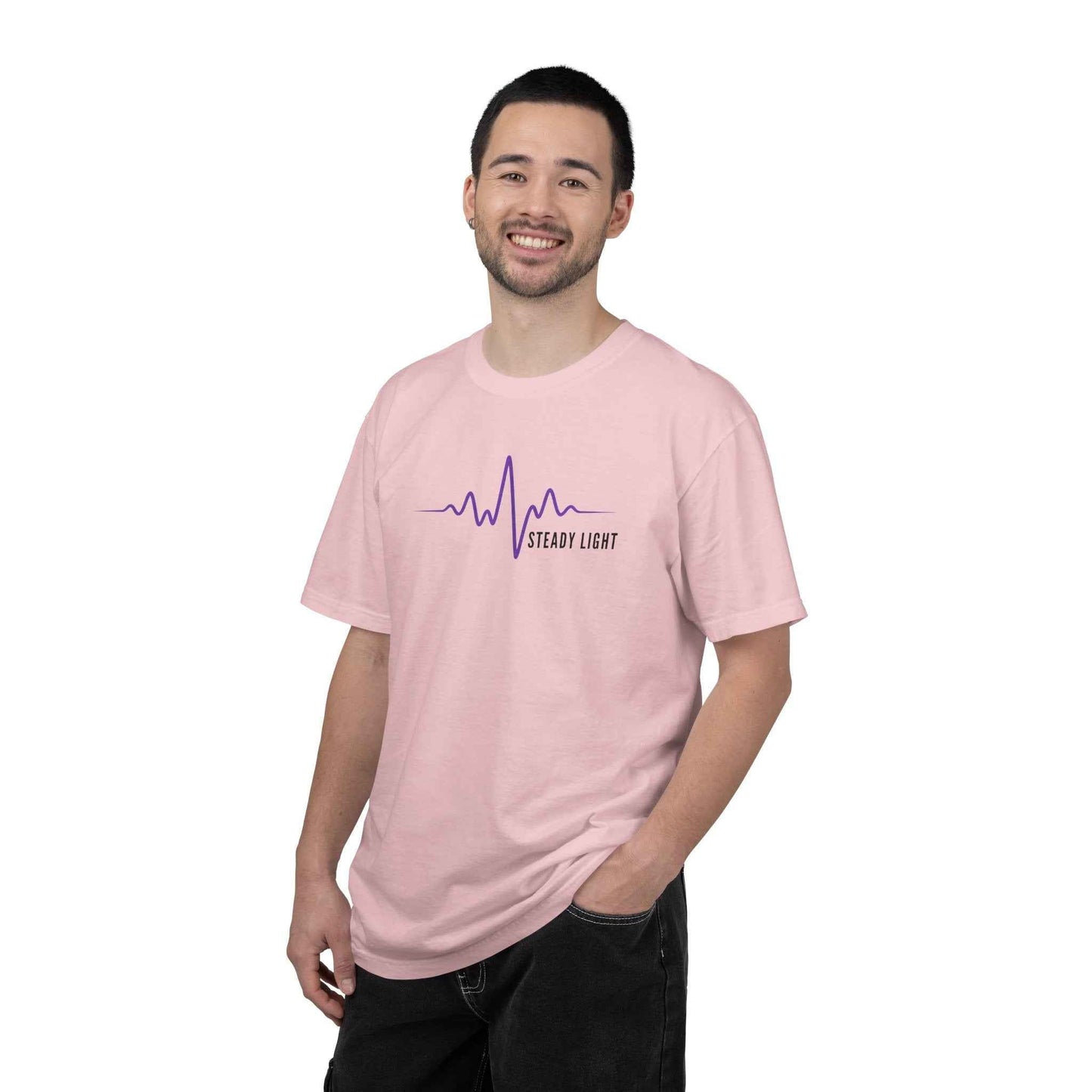Steady Light EEG Wave T-Shirt – Minimal Epilepsy Awareness Graphic Tee