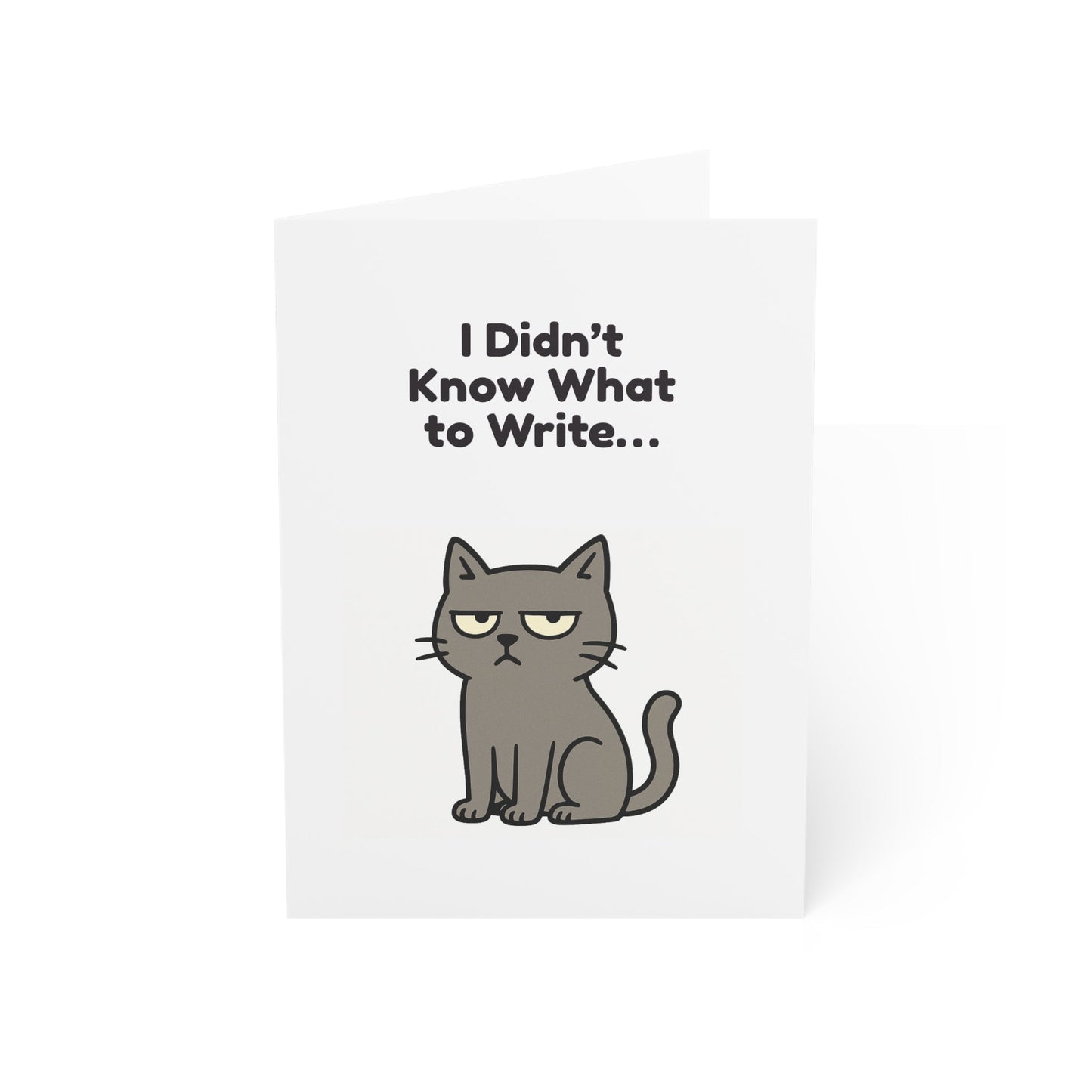 Funny Cat Keyboard Greeting Card – 10, 30, 50 pc. sets