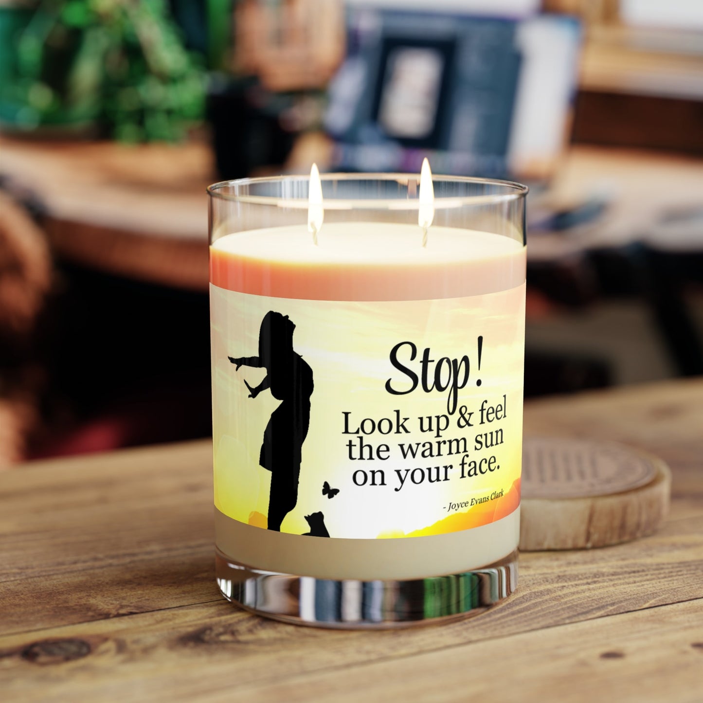 Stop. Look Up Candle | Inspirational Soy Candle