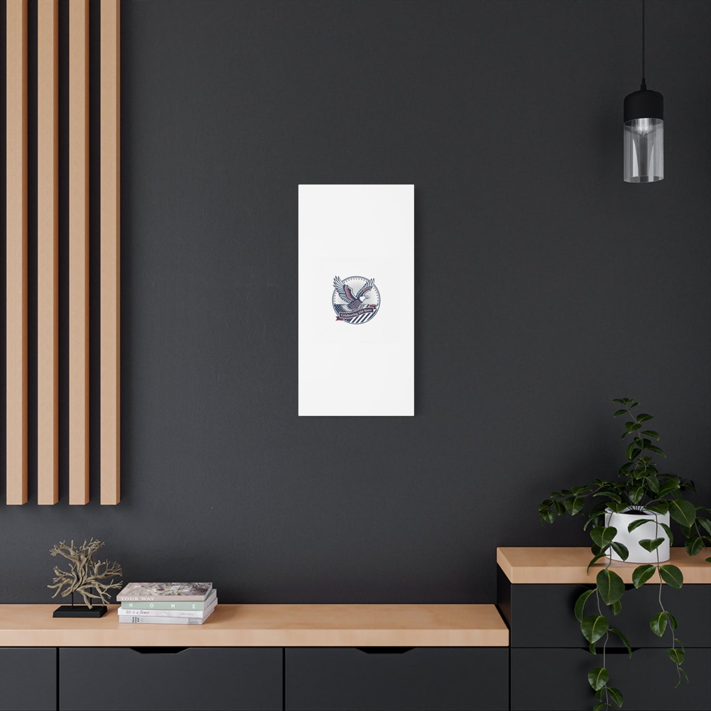 250th Anniversary Eagle Emblem Canvas | Semiquincentennial Americana