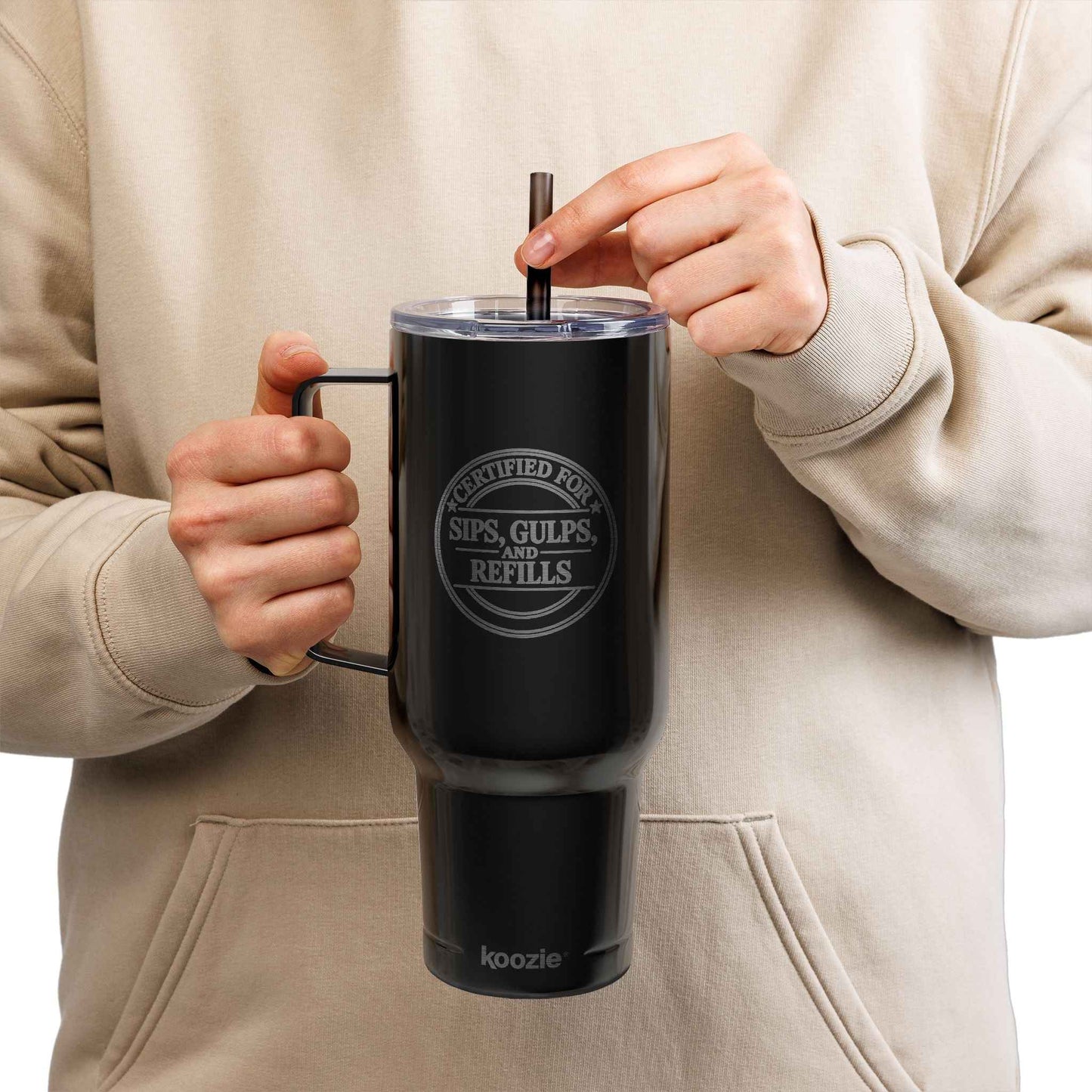 Certified for Sips, Gulps, and Refills 40oz Insulated Tumbler