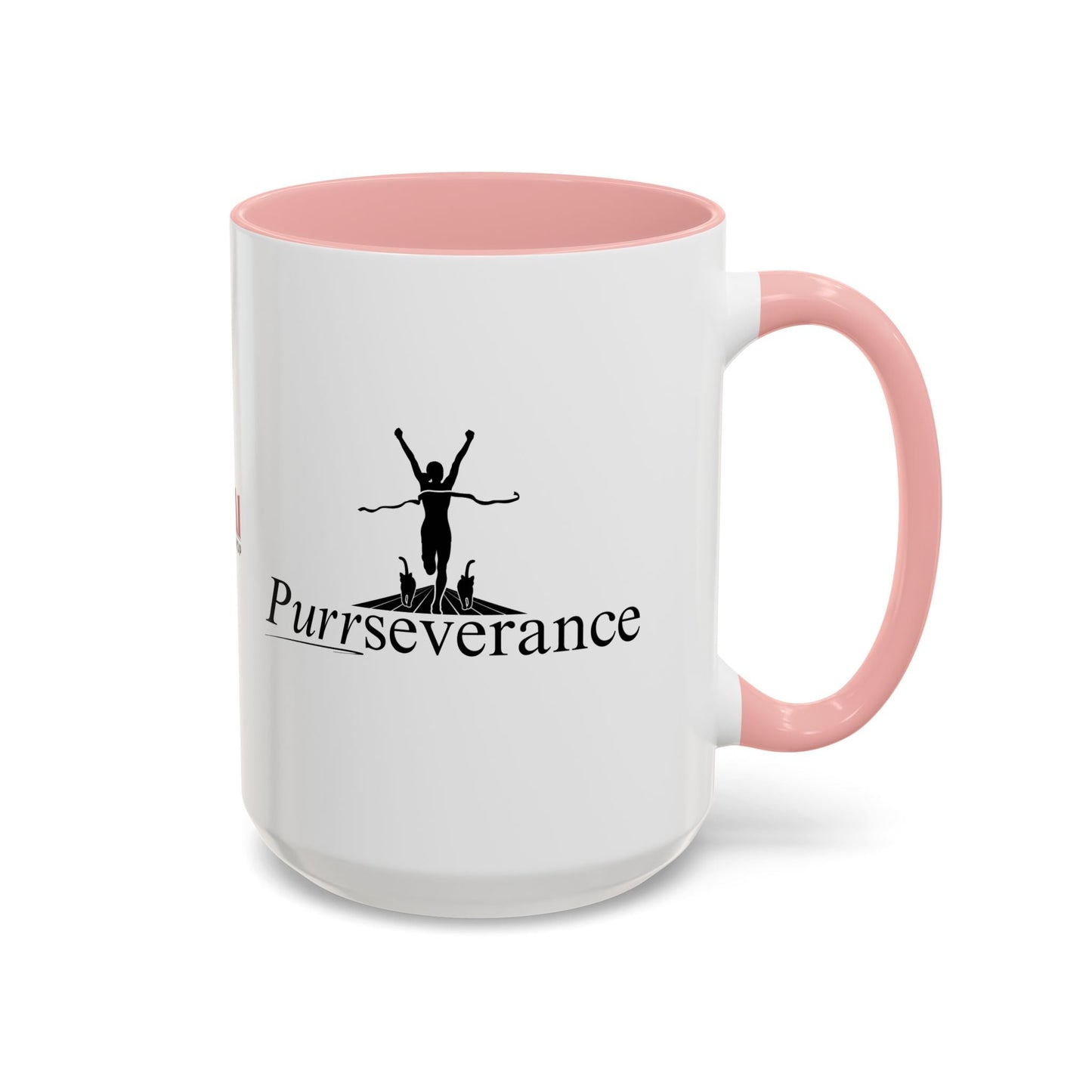 Purrseverance Accent Coffee Mug (11, 15oz)