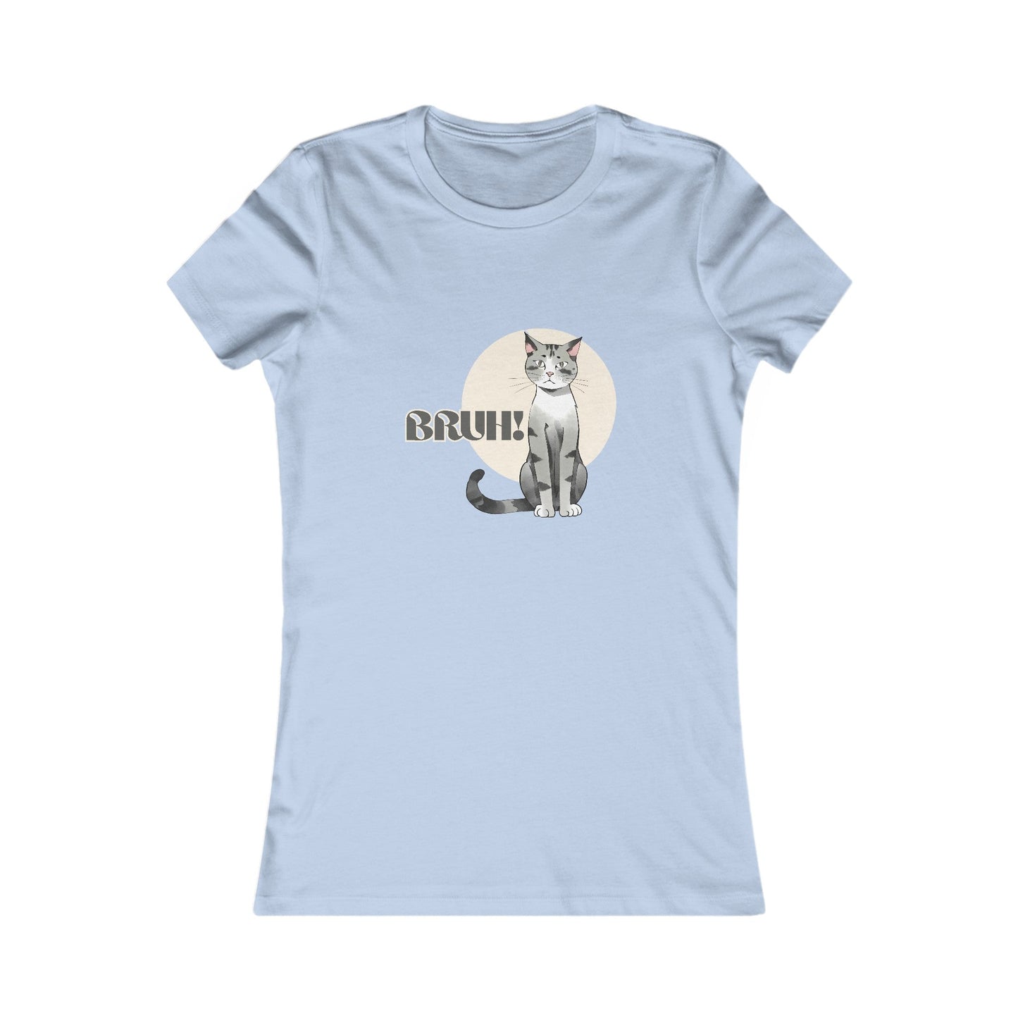 Bruh Cat Shirt – Funny Judgmental Cat Meme Tee