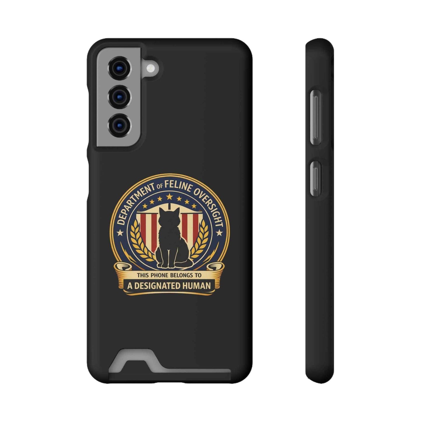 Department of Feline Oversight MagSafe iPhone Case — Designated Human Edition
