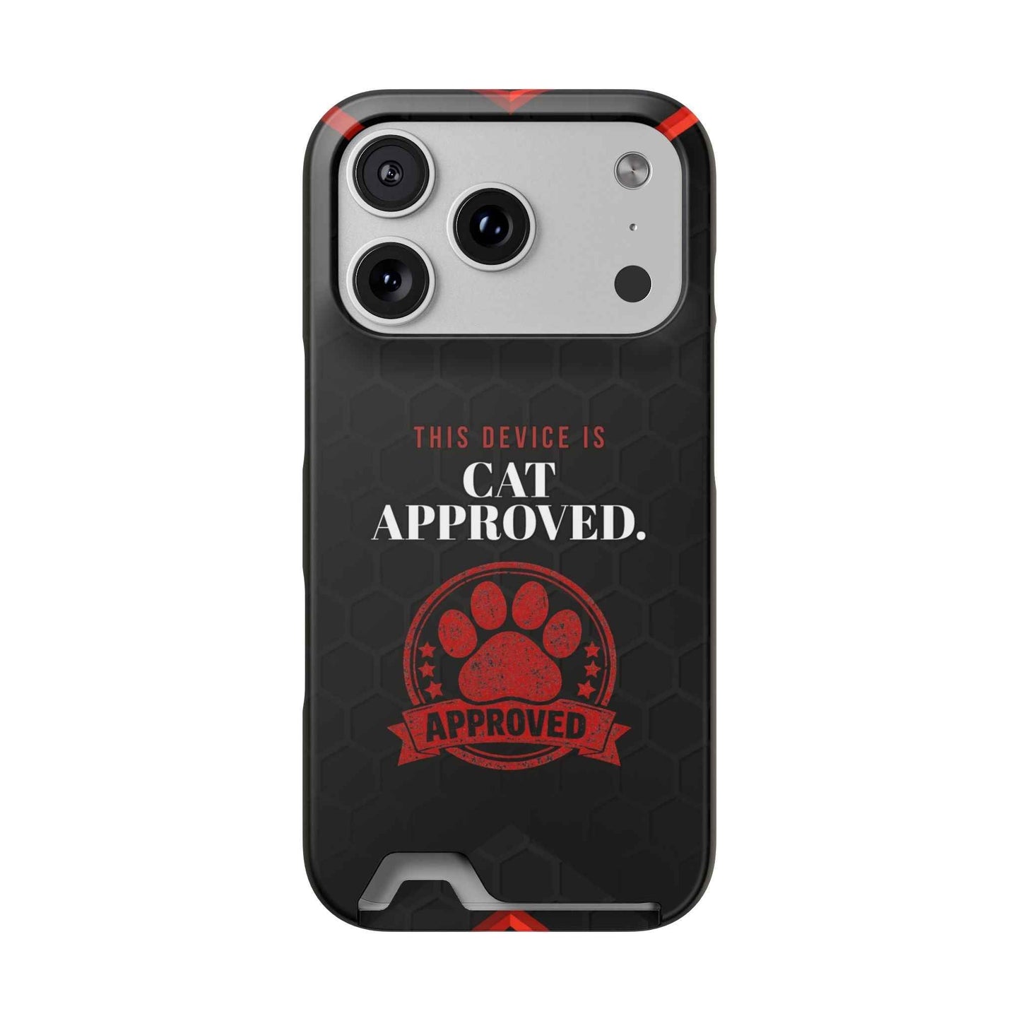 Cat Approved iPhone Case — Official Stamp Edition
