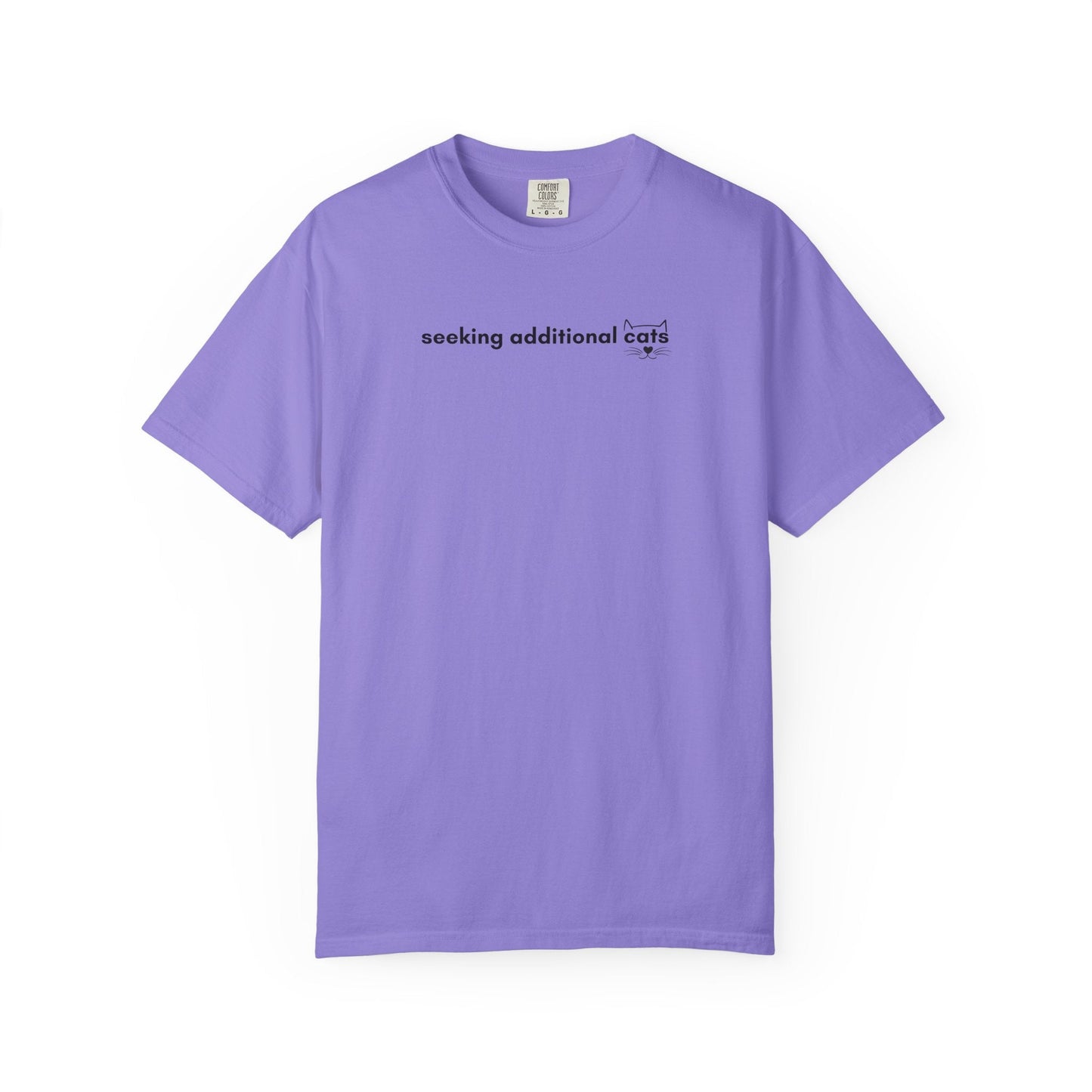 Seeking Additional Cats T-Shirt | Cat Lover Minimal Tee