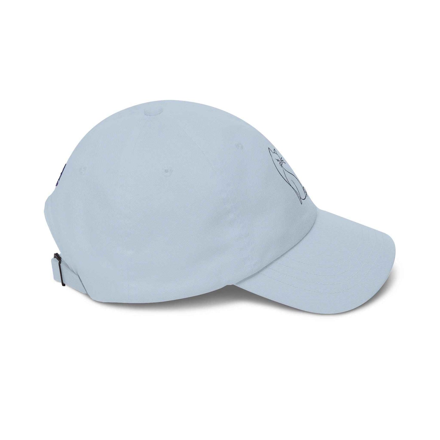 Purr Line Art Cat Hat – Minimalist Cat Lover Cap