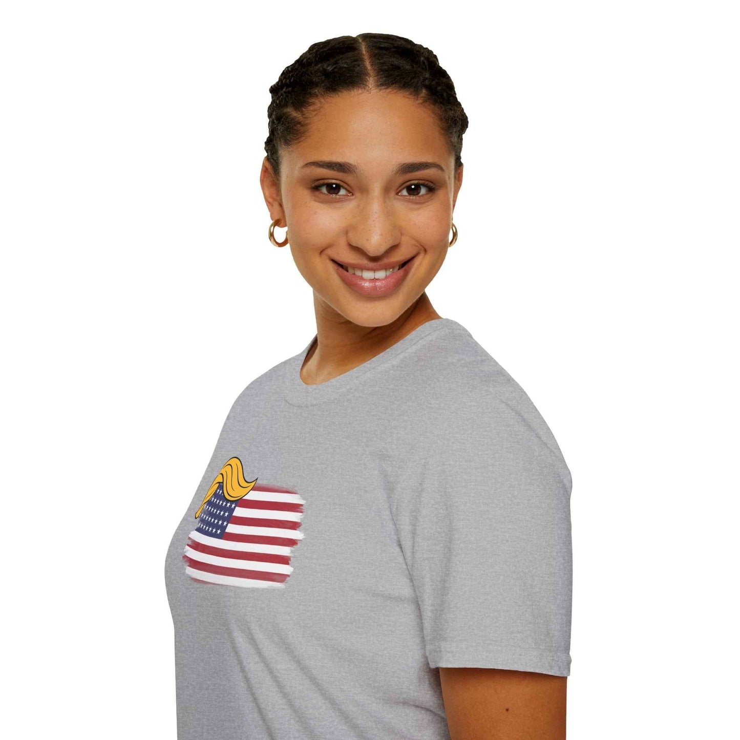 Swoop & Stripes Parody Tee – Unisex Soft Cotton T-Shirt