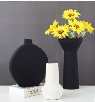 New Chinese White Ceramic Vase Home Model Room