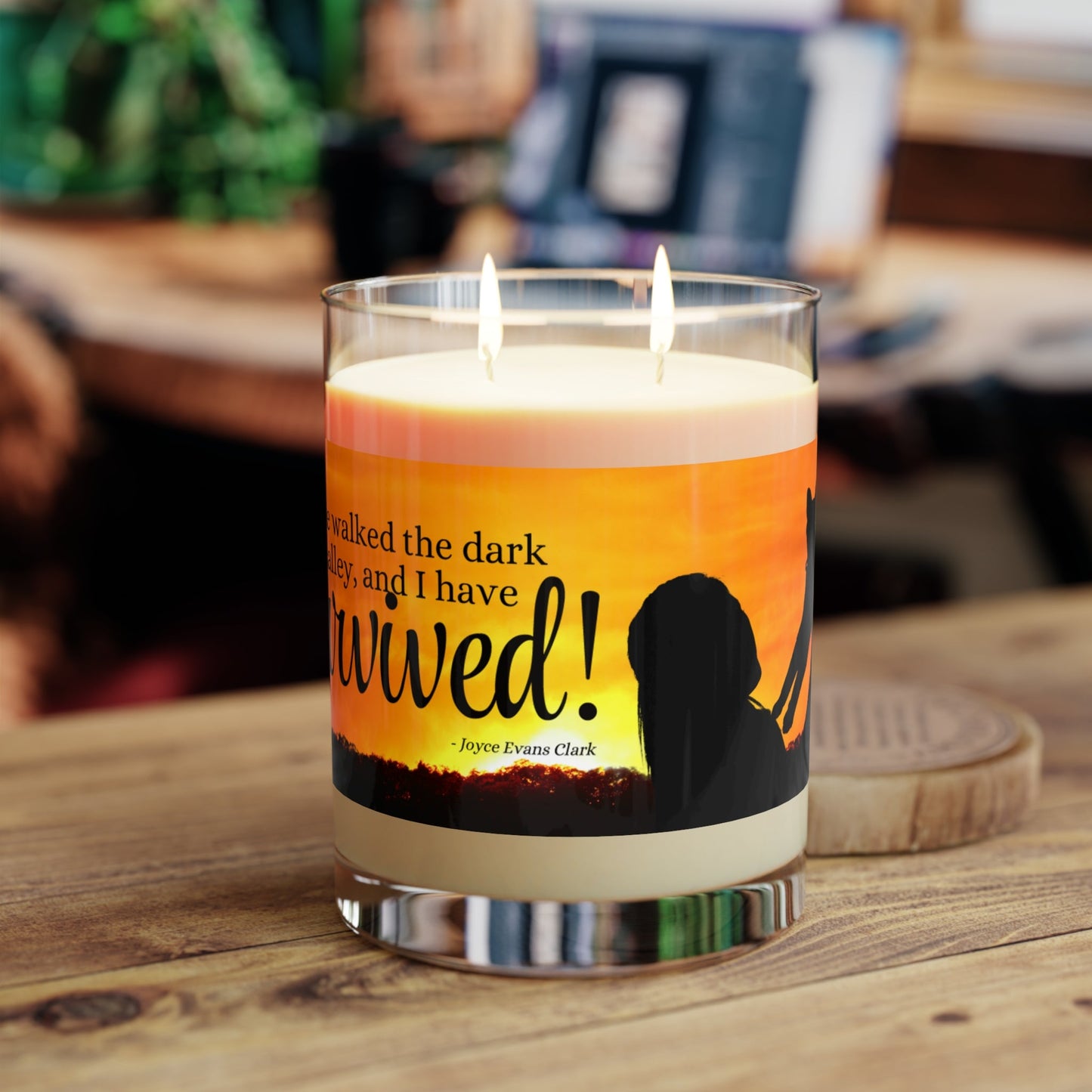 I Survived Candle | Resilience Quote Soy Candle
