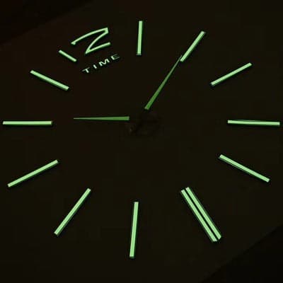 Acrylic Mirror Living Room Creative Wall Clock Product Decoration