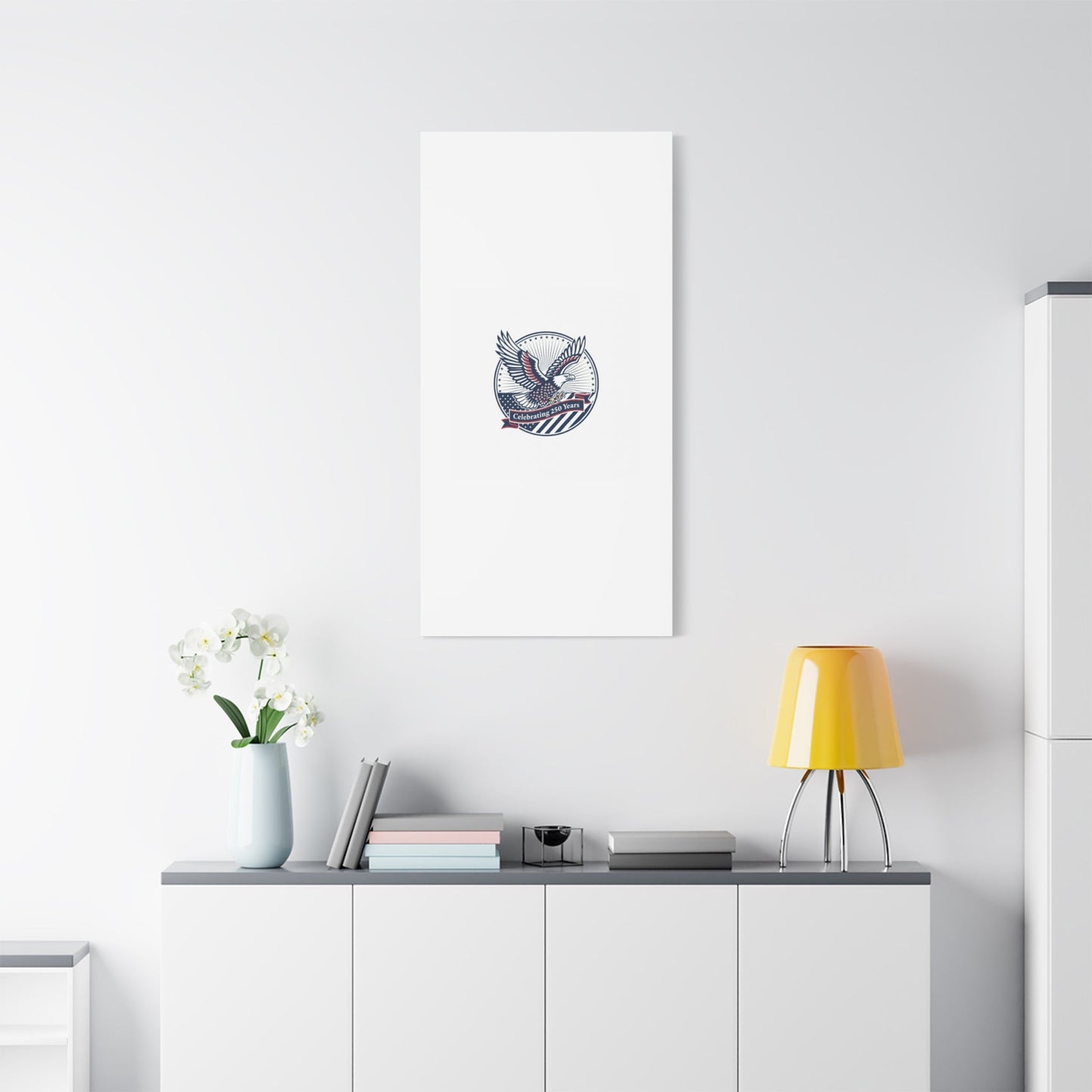 250th Anniversary Eagle Emblem Canvas | Semiquincentennial Americana