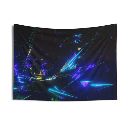 cosmic crown [orbital vision] art tapestry