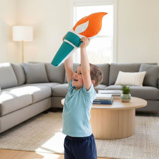 Liberty Torch Pillow — Light, Held Steady