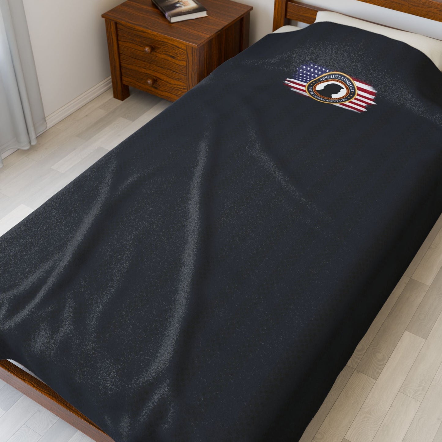 Absolute Comfort Political Parody Throw Blanket – Cozy Satire Statement Blanket