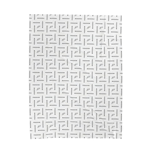 Black & White Freedom Velveteen Plush Blanket – Ultra-Soft Comfort Throw