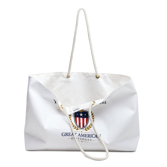 Associate Professor – Yugeology Department Weekender Tote | Political Parody