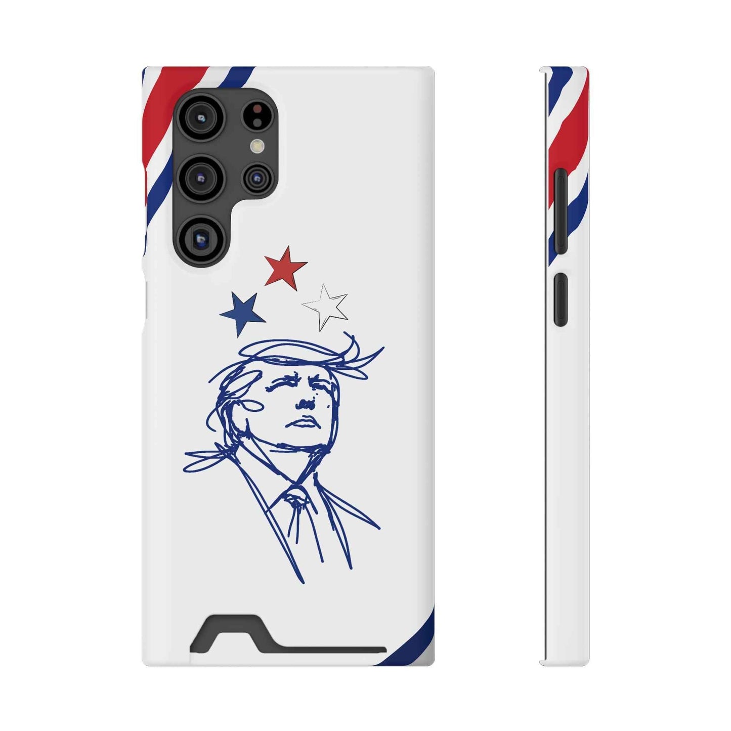 Minimal Line Portrait Samsung Case — Say Less Edition