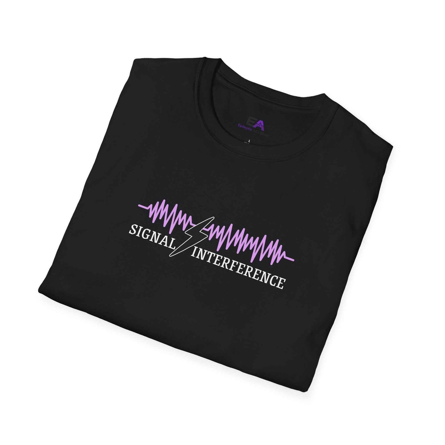 Signal Interference Tee — Quiet Static, Visible Spark