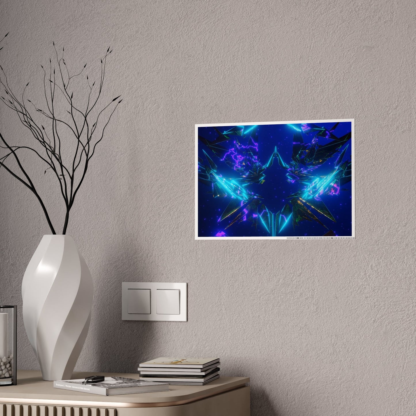 cosmic crown [grand overview] art print iii