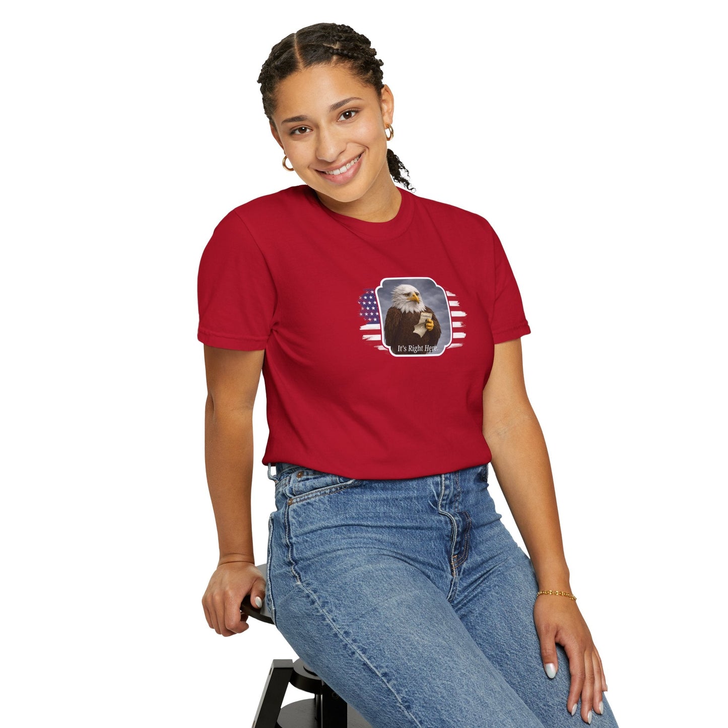 “It’s Right Here” Political Parody T-Shirt