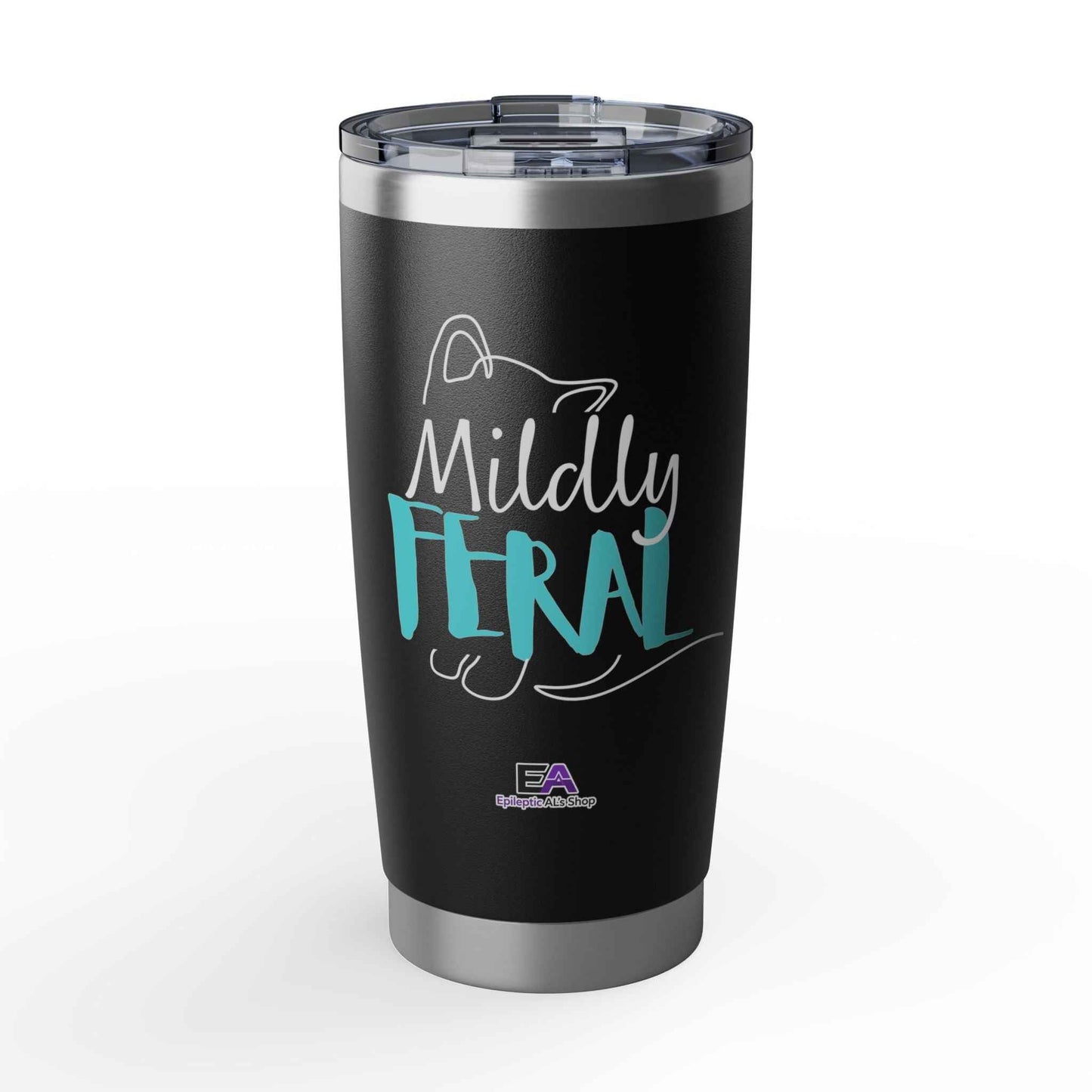 Mildly Feral 20oz Tumbler — Functioning, With Notes