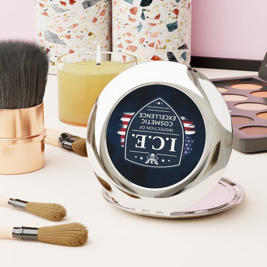 I.C.E. Parody Compact Mirror | Inspection of Cosmetic Excellence