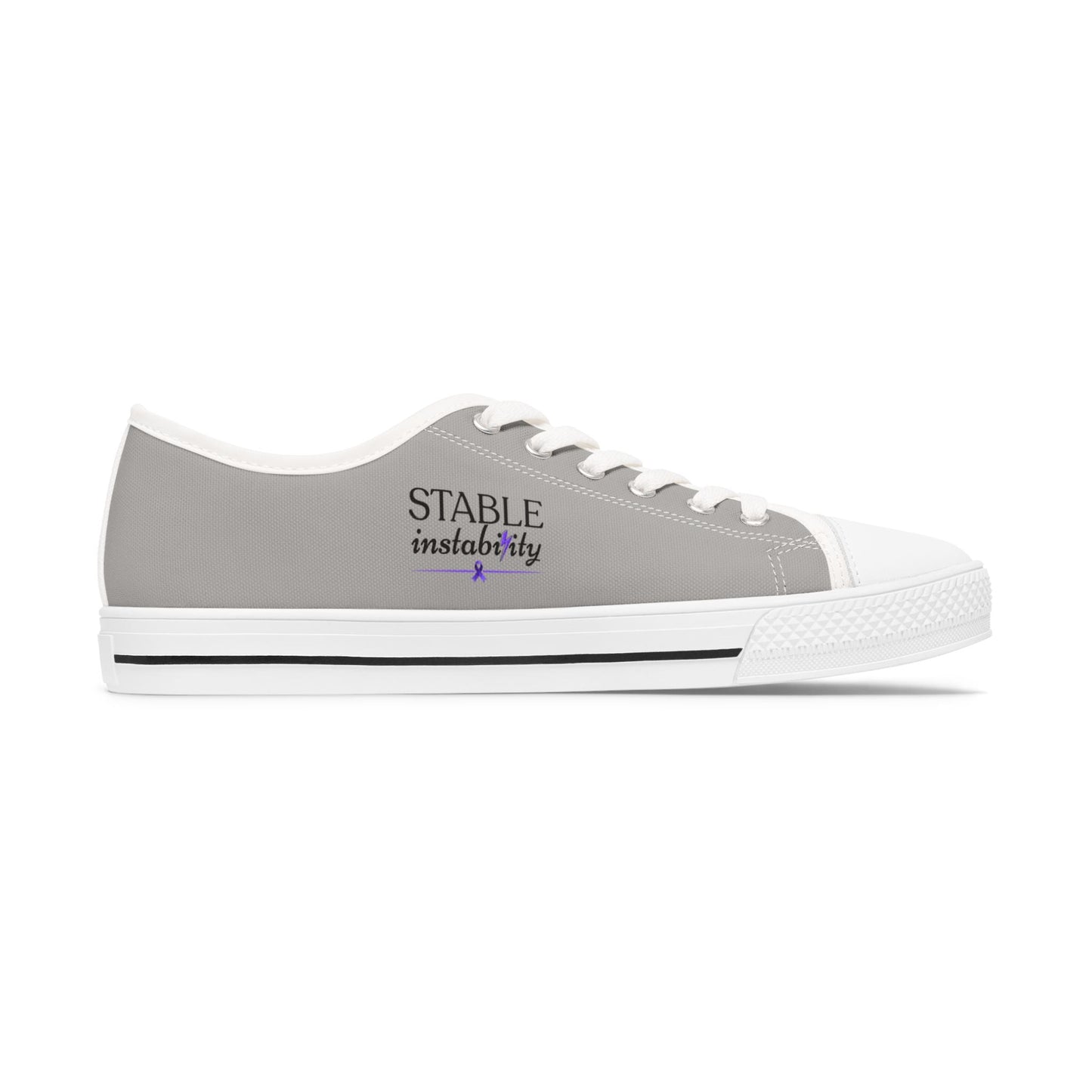 Stable Instability Canvas Sneakers – Epilepsy Awareness Low-Top Shoes