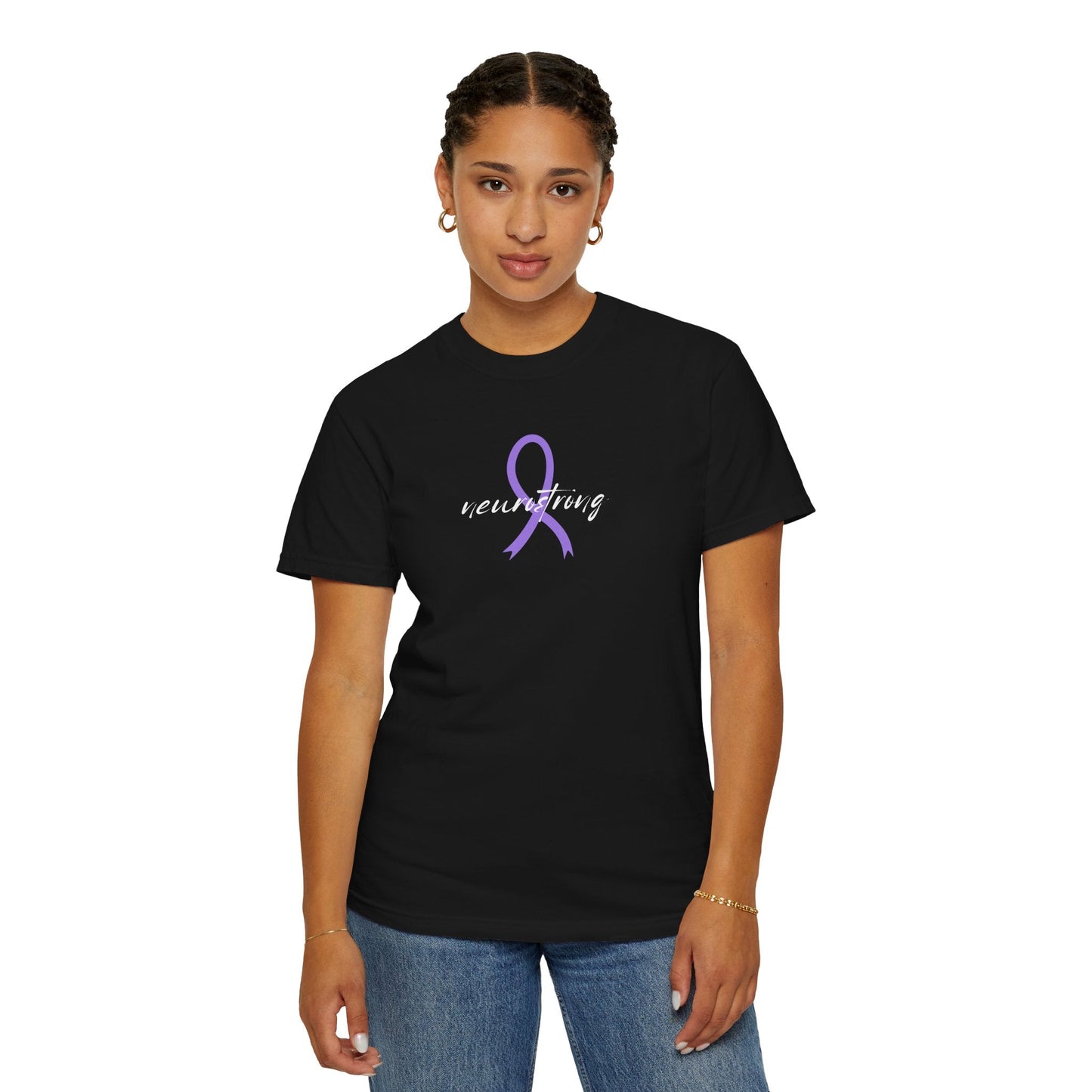 Neurostrong Epilepsy Awareness T-Shirt | Purple Ribbon Tee