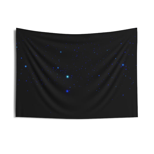 particle starfield: stable velocity [pilot vision] art tapestry
