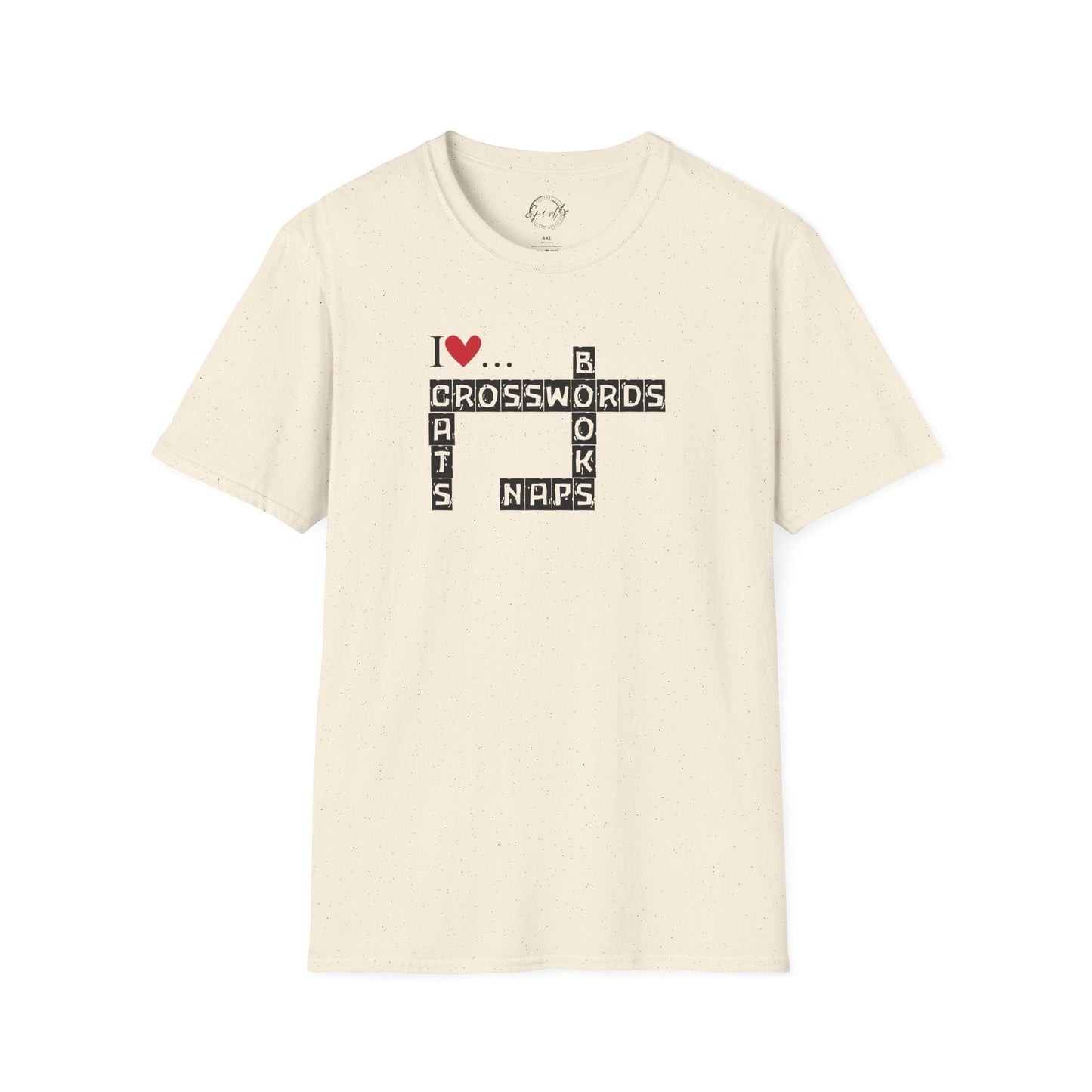 Crosswords and Cats Unisex Softstyle T-Shirt
