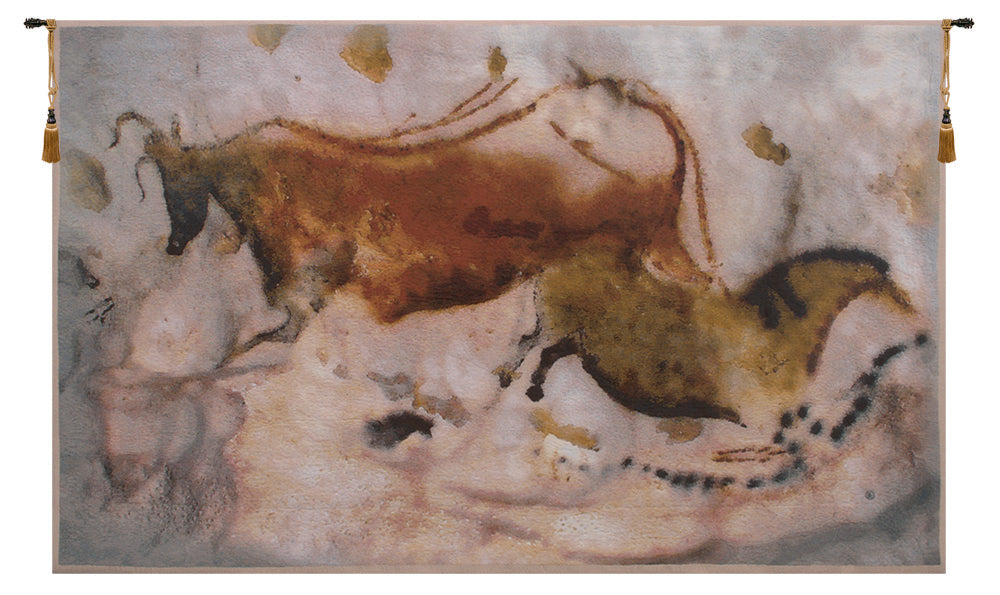 Vache et Cheval Belgian Tapestry Wall Art
