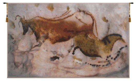 Vache et Cheval Belgian Tapestry Wall Art