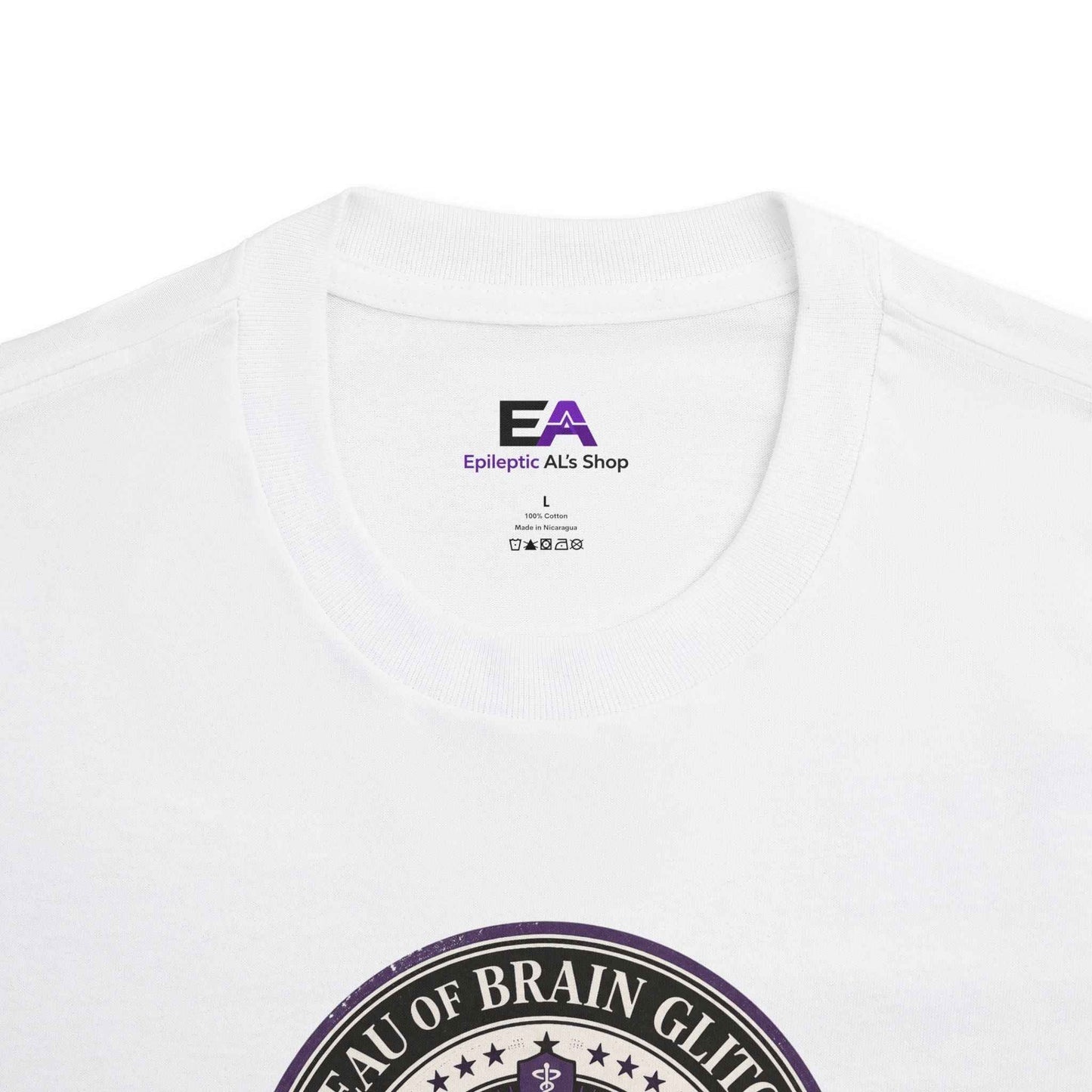 Bureau of Brain Glitches Tee – Power Surges Likely – Epilepsy Awareness Shirt
