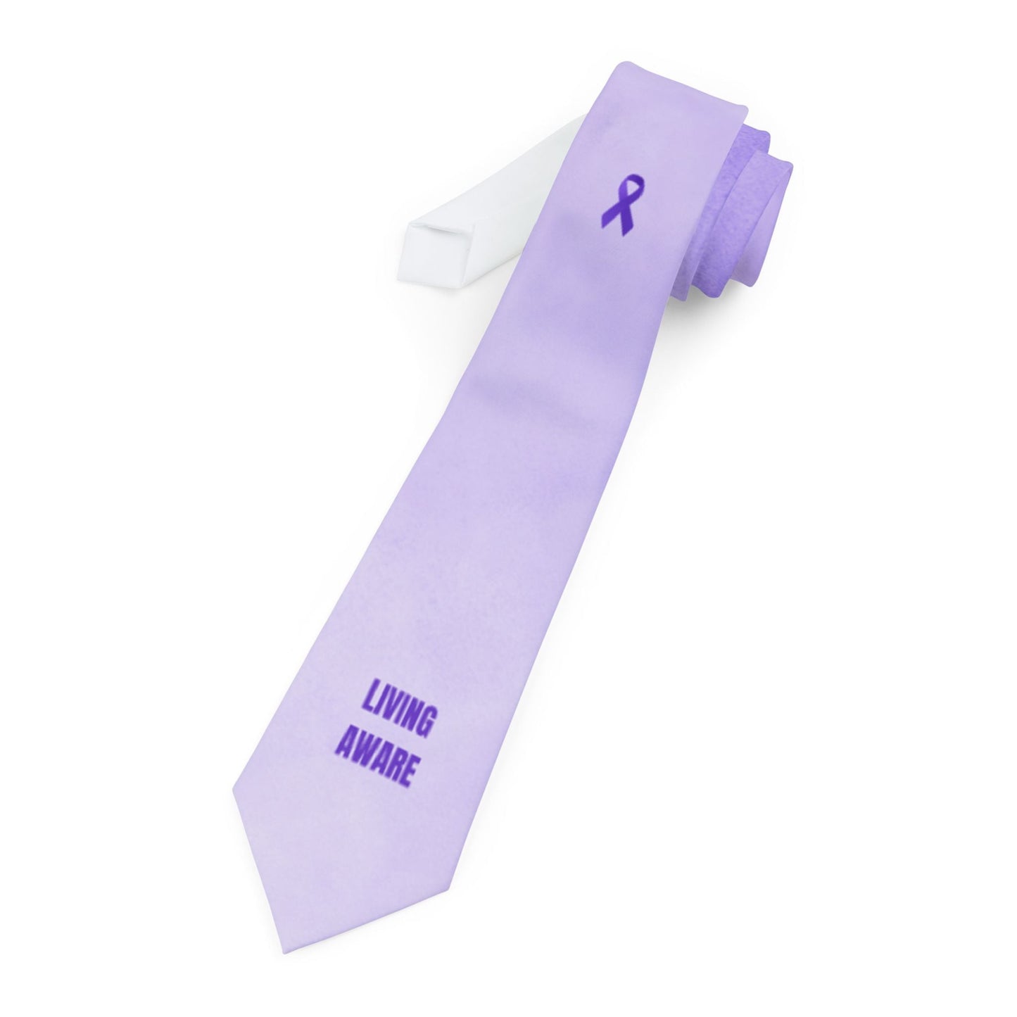 Living Aware Necktie, Quiet Message, Sharp Look