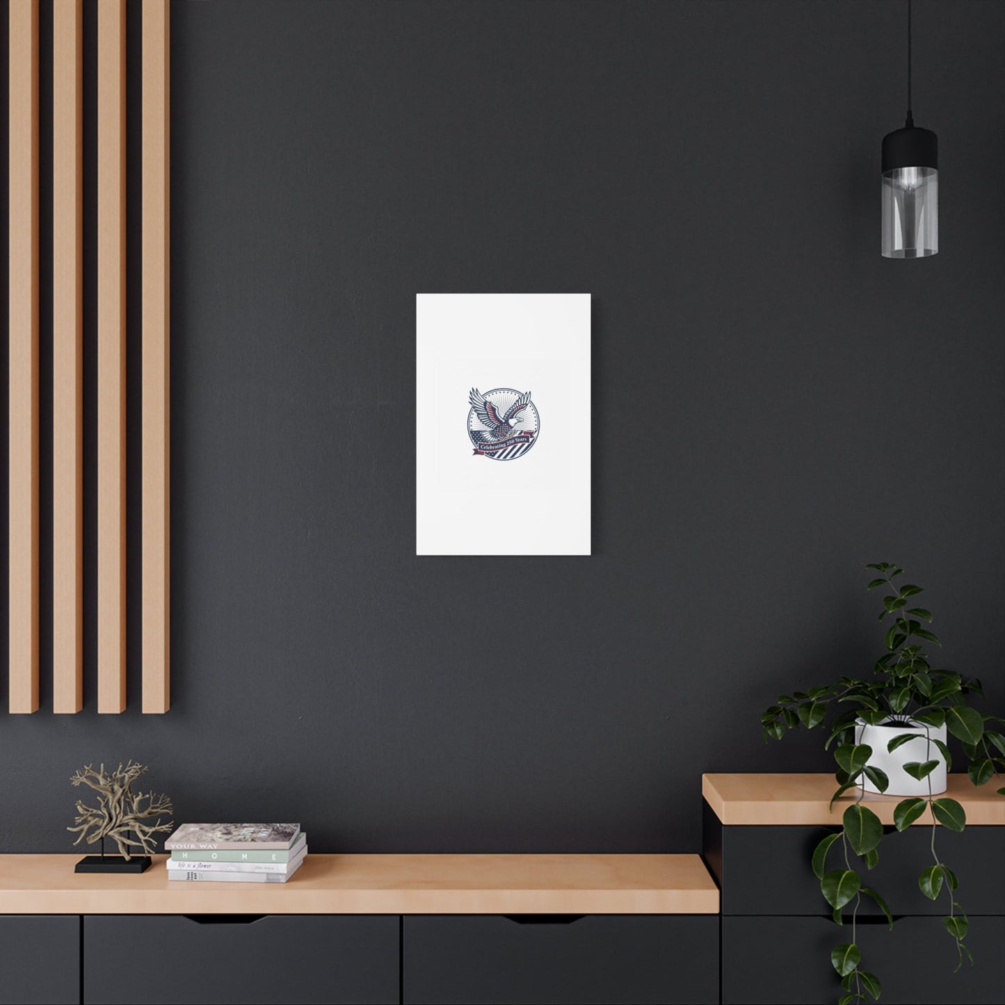 250th Anniversary Eagle Emblem Canvas | Semiquincentennial Americana