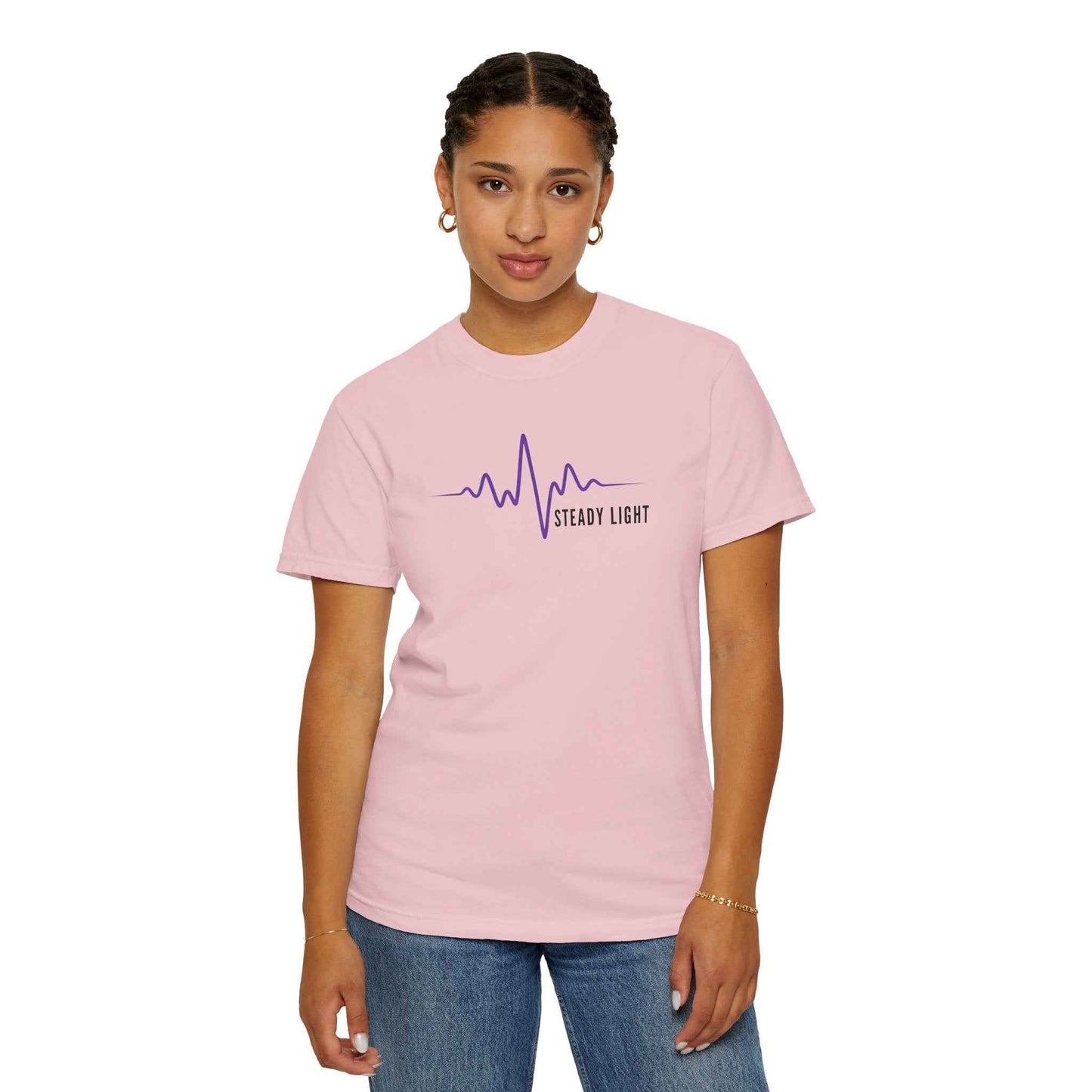 Steady Light EEG Wave T-Shirt – Minimal Epilepsy Awareness Graphic Tee