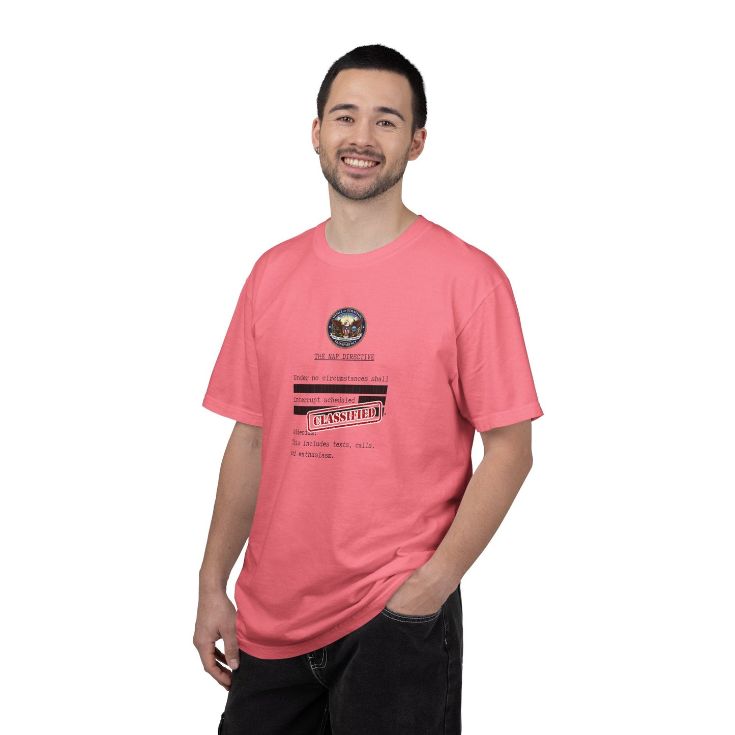 The Nap Directive Unisex T-Shirt – Official Rest Policy Graphic Tee