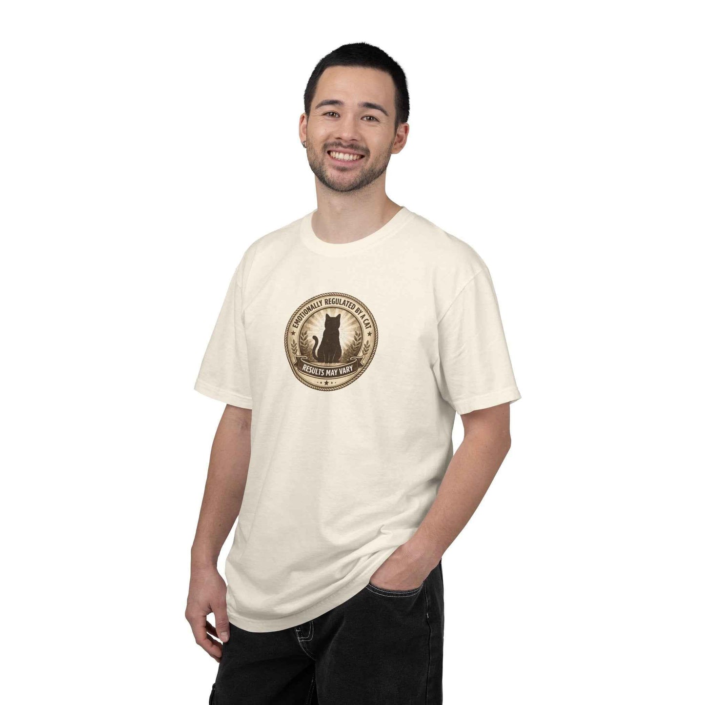 Emotionally Regulated by a Cat T-Shirt