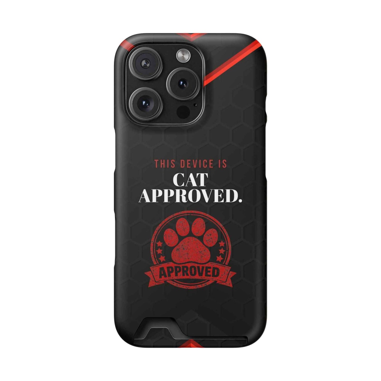 Cat Approved iPhone Case — Official Stamp Edition