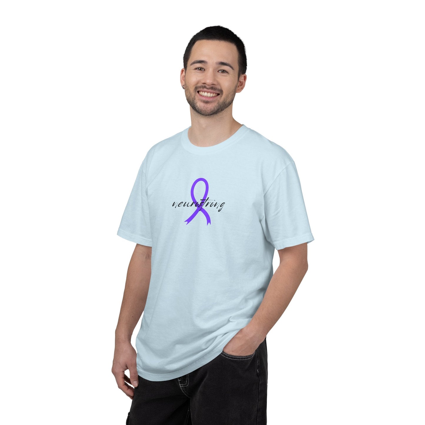 Neurostrong Epilepsy Awareness T-Shirt | Purple Ribbon Tee