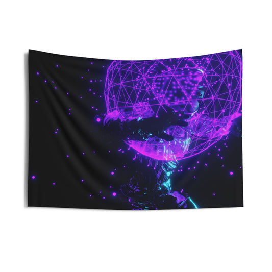 spatial control [outer limits interface] art tapestry