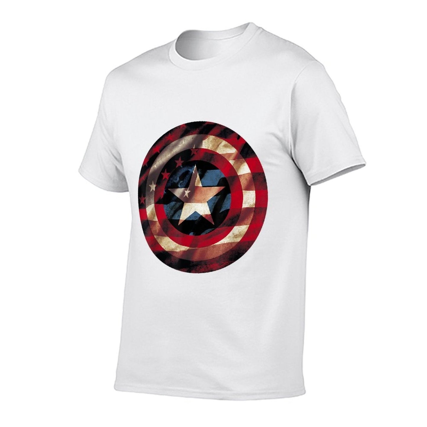 Marvel Comics Captain America Graphic Fill Shield  Lightweight T-Shirt