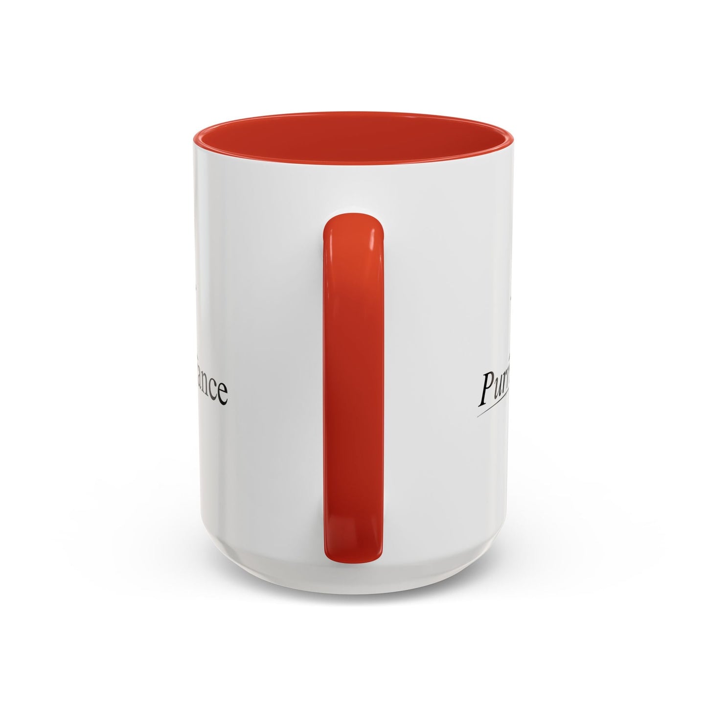 Purrseverance Accent Coffee Mug (11, 15oz)