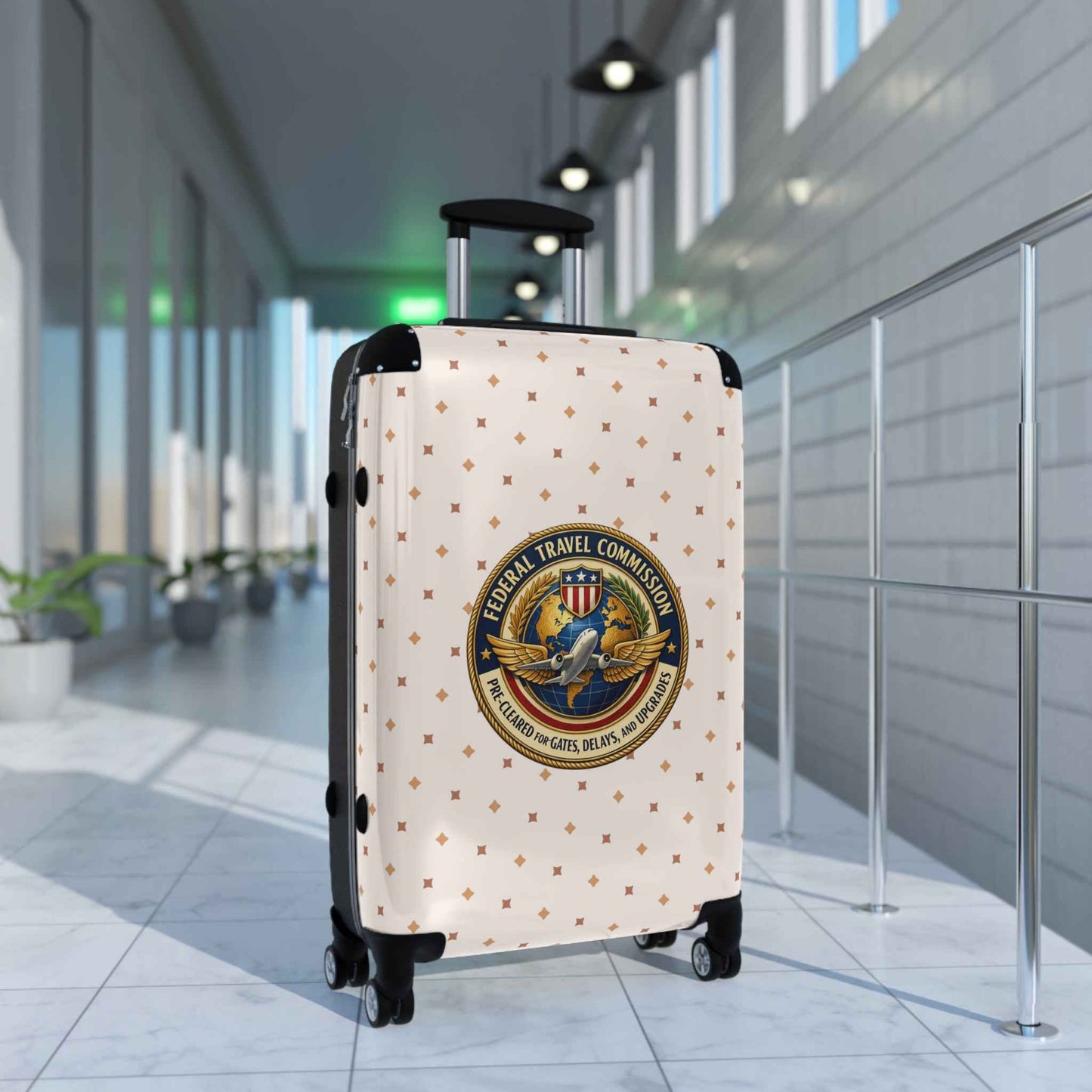 Federal Travel Commission Suitcase — Pre-Cleared for Chaos (and Upgrades)