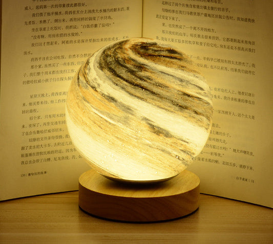 Orbital Spiral Moon Lamp
