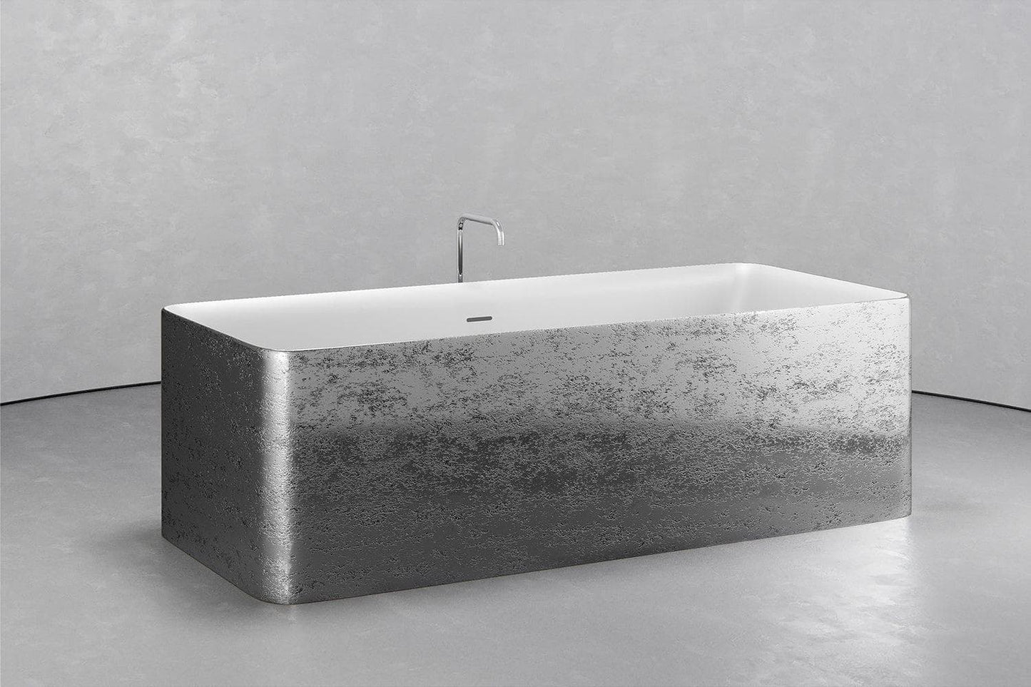 Freestanding Rectangular bathtub