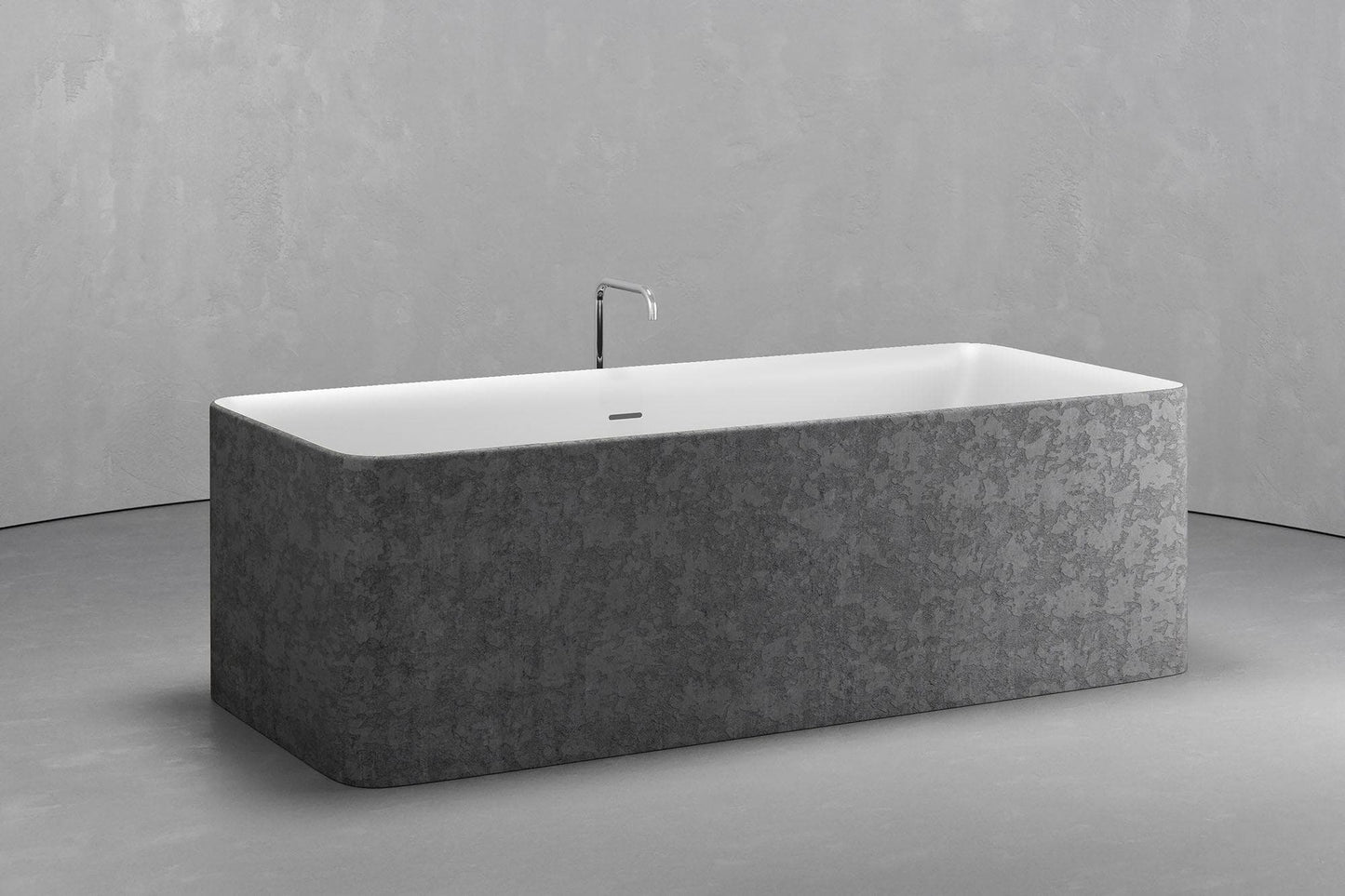 Freestanding Rectangular bathtub