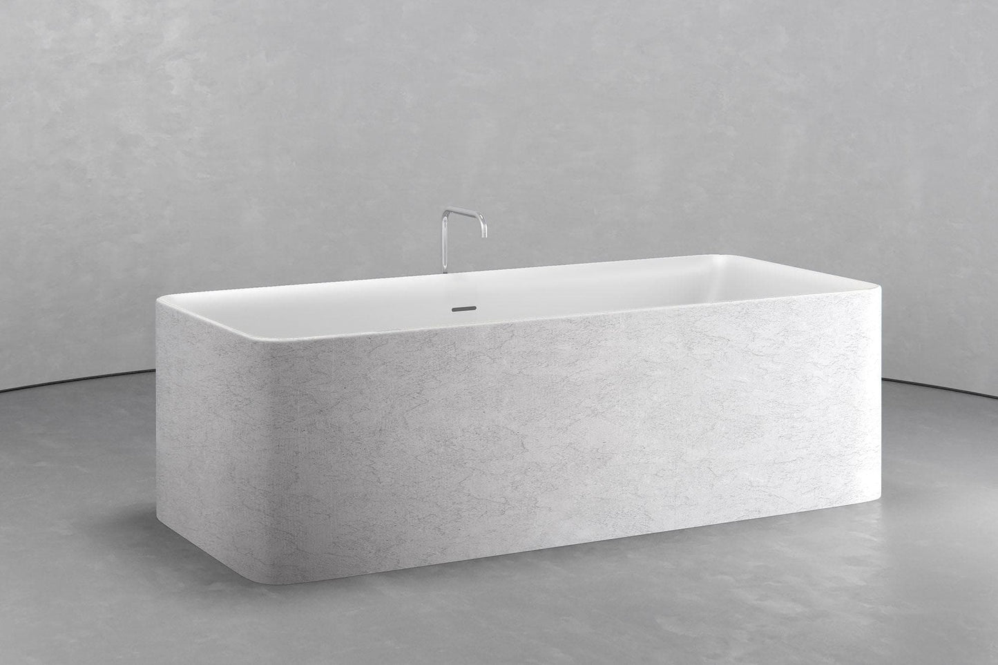 Freestanding Rectangular bathtub