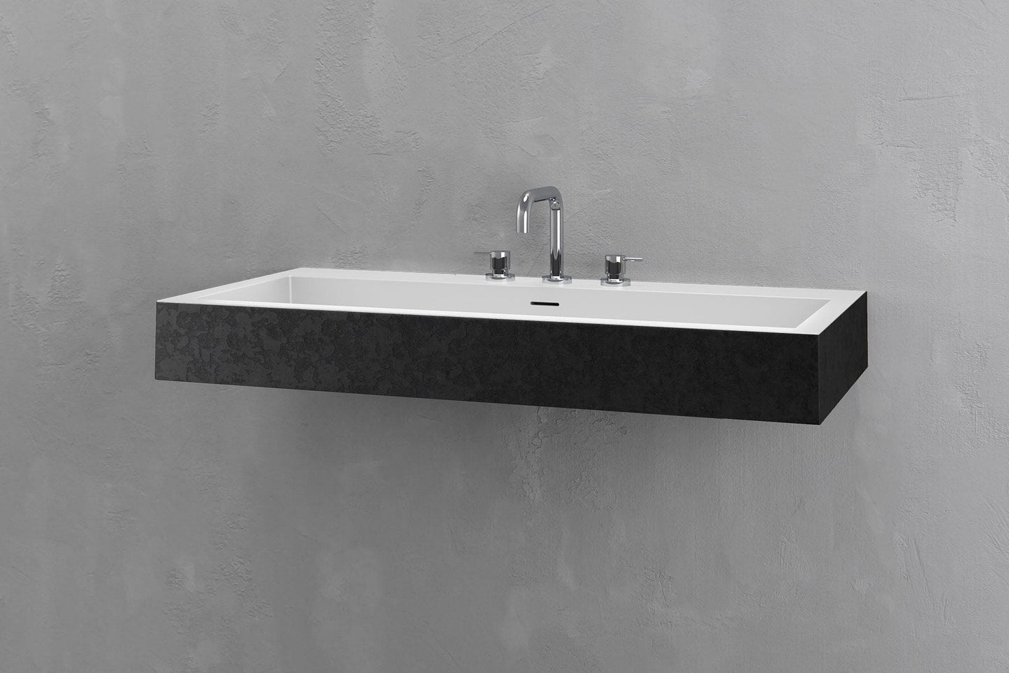 Wall Mounted Rectangular Bathroom Sink